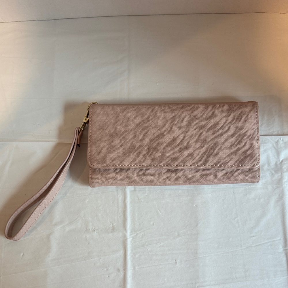 Women's Wristlet Clutch - Blush Pink